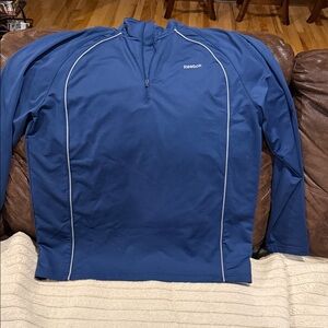 Reebok Royal Blue Half-Zip Pullover